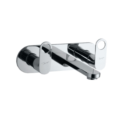 Picture of 3 Hole Basin Mixer Wall Mounted - Chrome