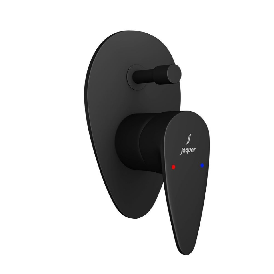 Picture of ชุดอุปกรณ์เปิดปิดของ Diverter แบบก้านเดี่ยวในผนังแบบ Hi Flow - สีดำด้าน