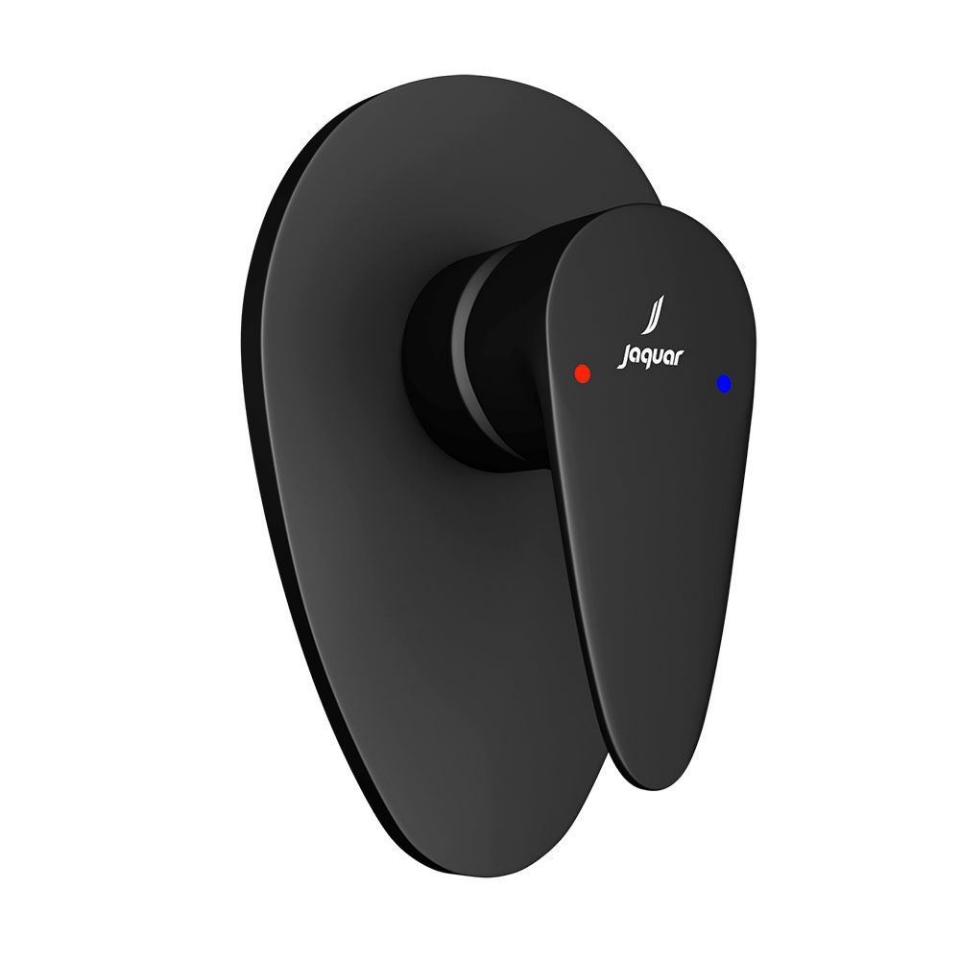 Picture of ชุดอุปกรณ์เปิดปิดของ Diverter แบบก้านเดี่ยวในผนังแบบ manual - สีดำด้าน