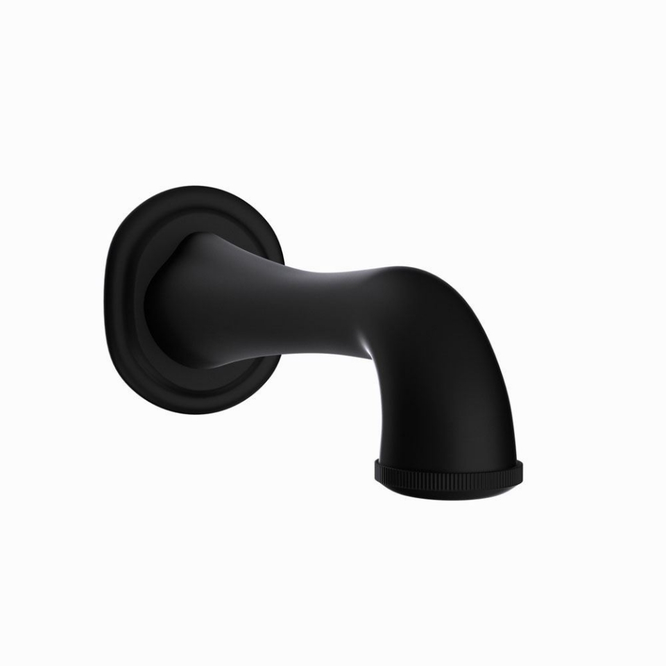 Picture of Queens Prime Bath Spout - Black Matt