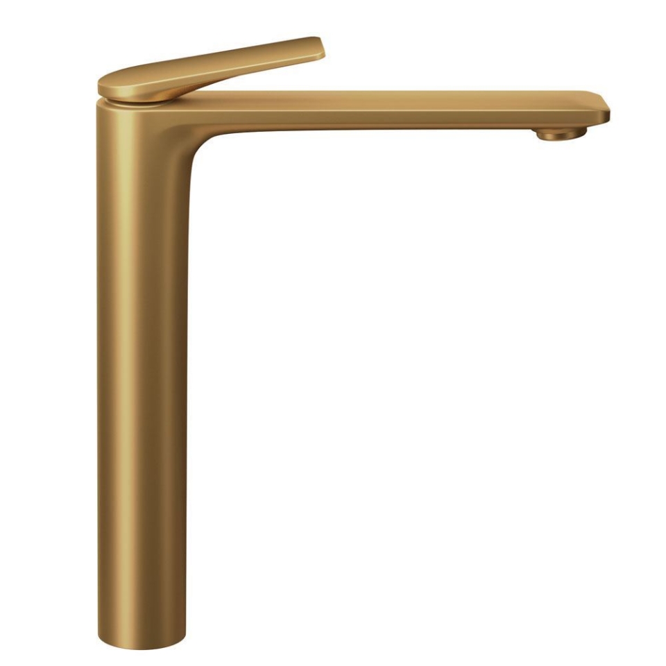 Picture of Single Lever High Neck Basin Mixer - Gold Matt PVD