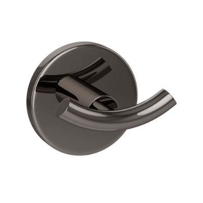 Picture of Double Robe Hook - Black Chrome