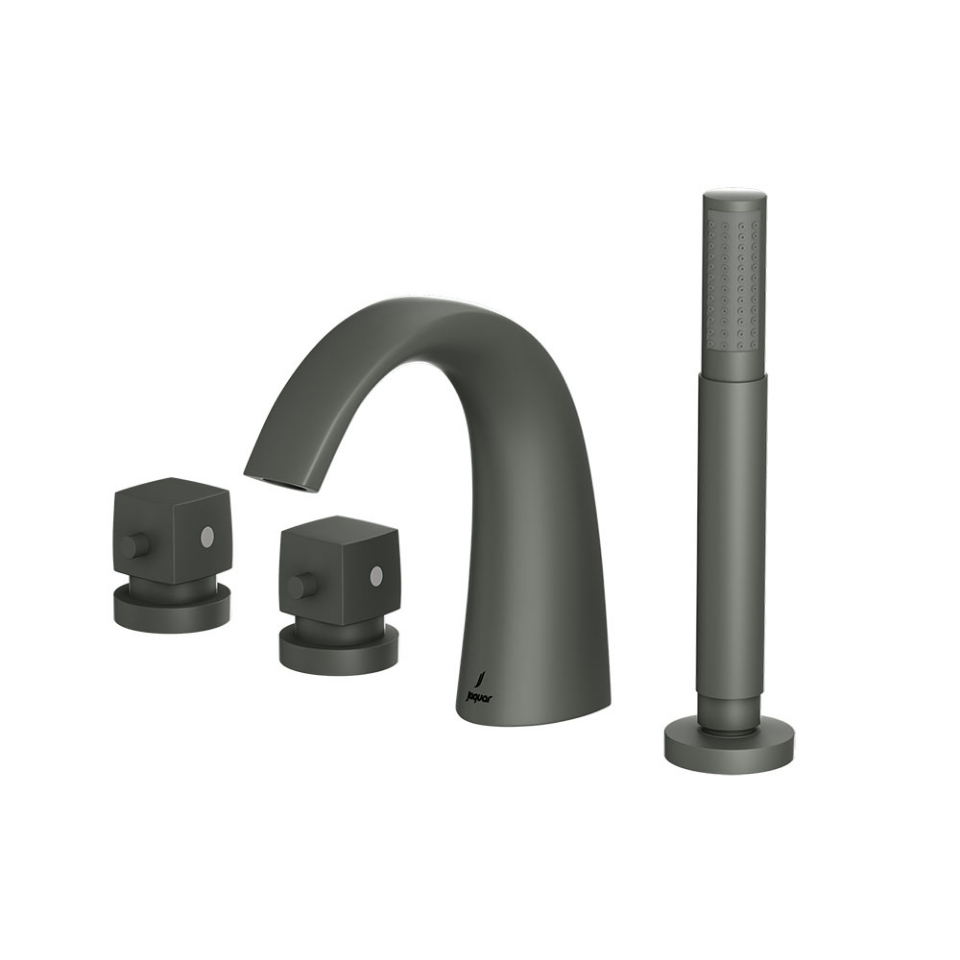 Picture of 4-Hole Thermostatic Bath & Shower Mixer - Graphite