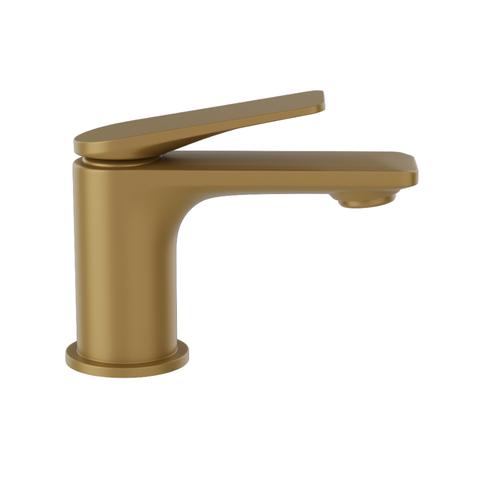 Picture of Single Lever Basin Mixer - Gold Matt PVD