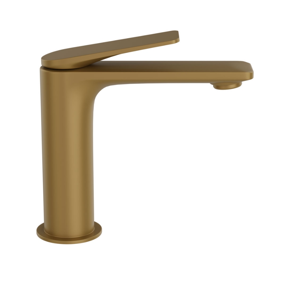 Picture of Single Lever Extended Basin Mixer - Gold Matt PVD