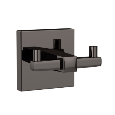 Picture of Double Coat Hook - Black Chrome