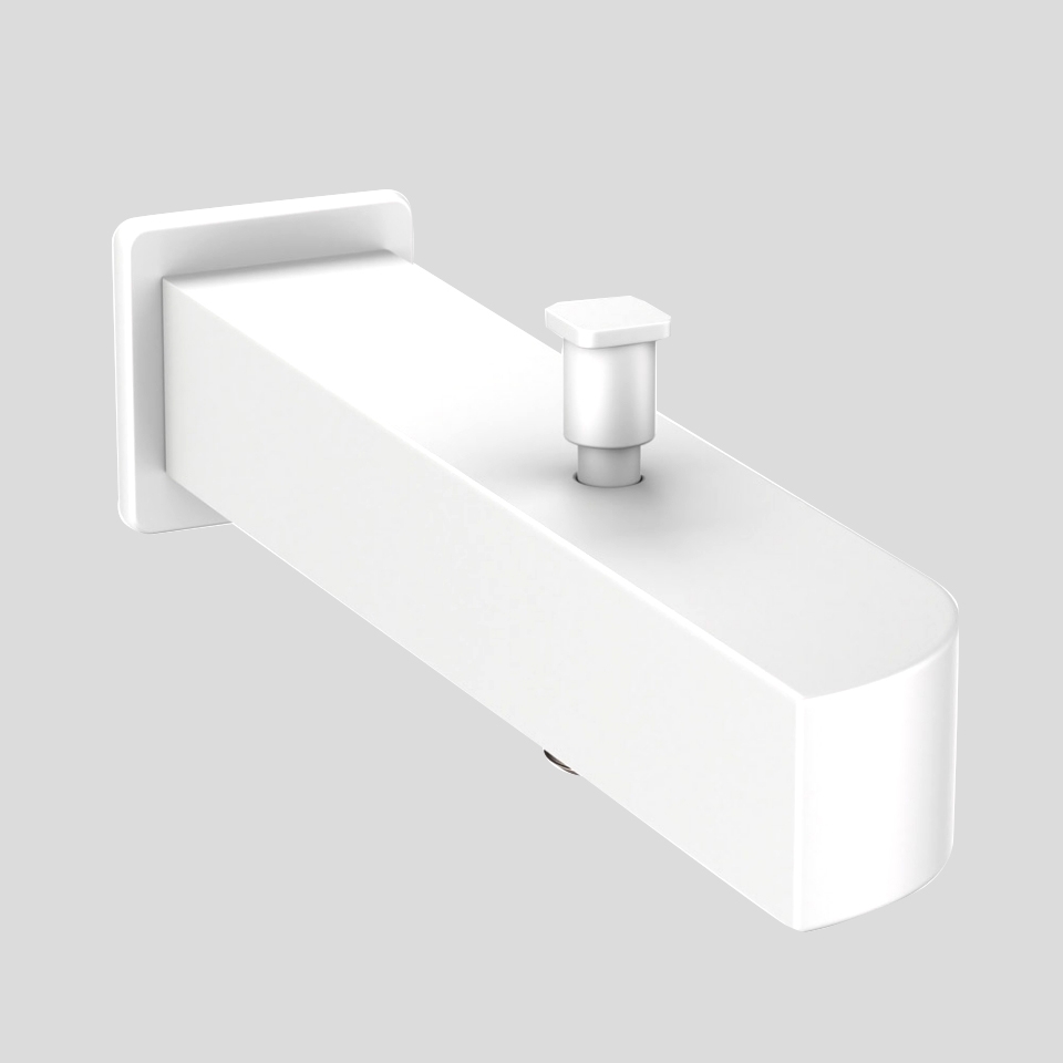 Picture of Alive Bath Spout - White Matt