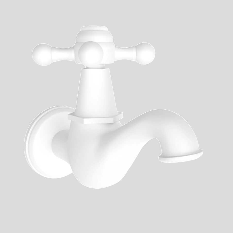 Picture of Bib Tap - White Matt