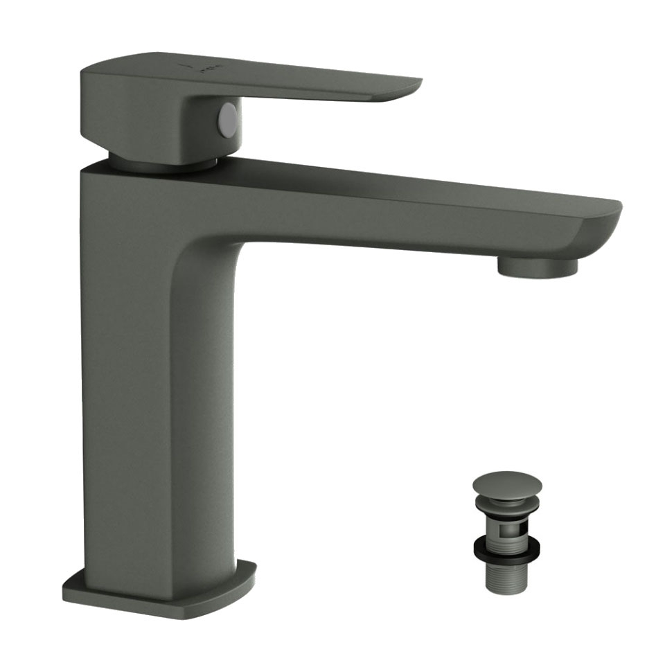 Picture of Single Lever Basin Mixer with click clack waste - Graphite