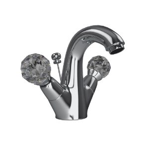 Picture of Monoblock Basin Mixer with Popup Waste - Chrome