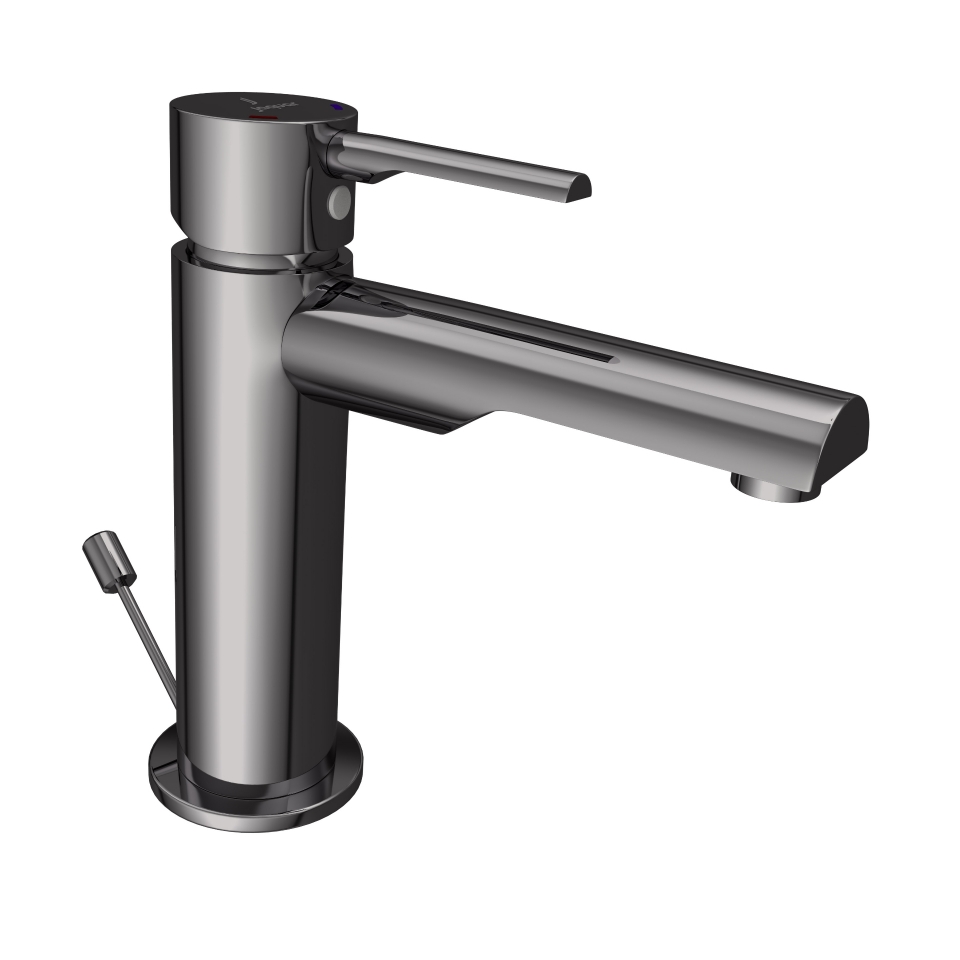 Picture of Single Lever Basin Mixer  - Black Chrome