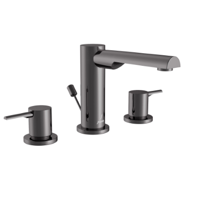 Picture of 3 hole Basin Mixer - Black Chrome