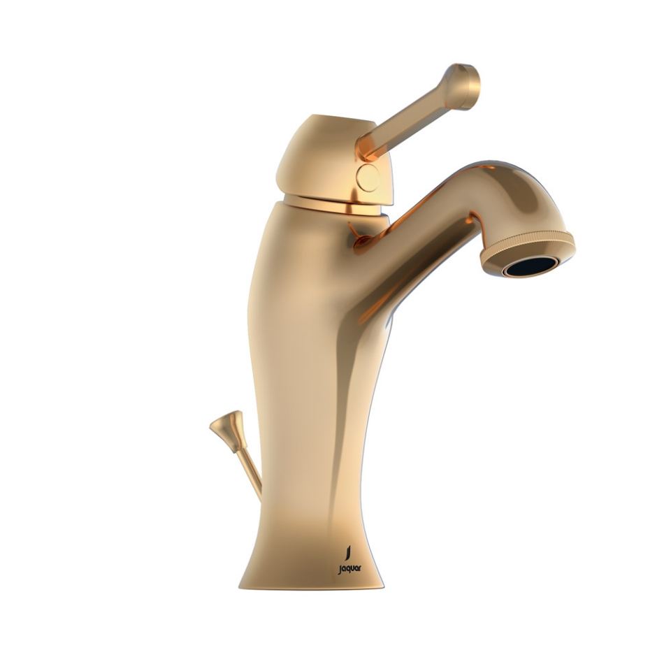 Picture of Single Lever Basin Mixer with Popup Waste - Auric Gold