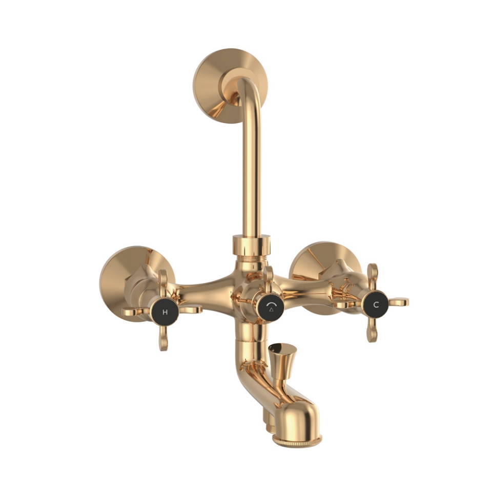 Picture of Bath & Shower Mixer 3-in-1 System - Auric Gold