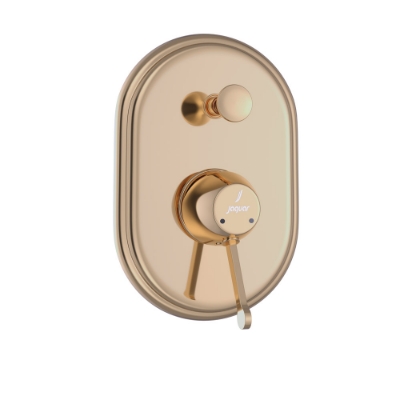 Picture of Single Lever In-wall Diverter - Auric Gold