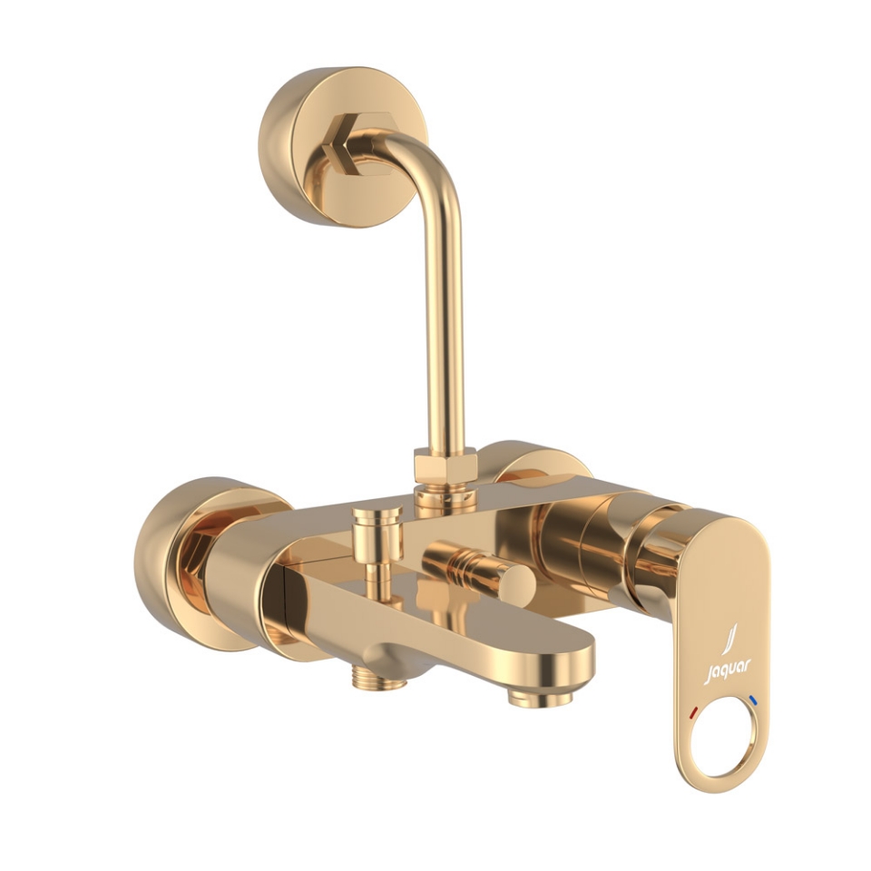 Picture of Single Lever Bath & Shower Mixer 3-in-1 System - Auric Gold