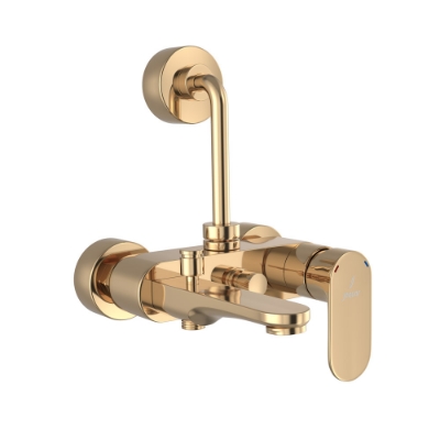 Picture of Single Lever Bath & Shower Mixer 3-in-1 System - Auric Gold