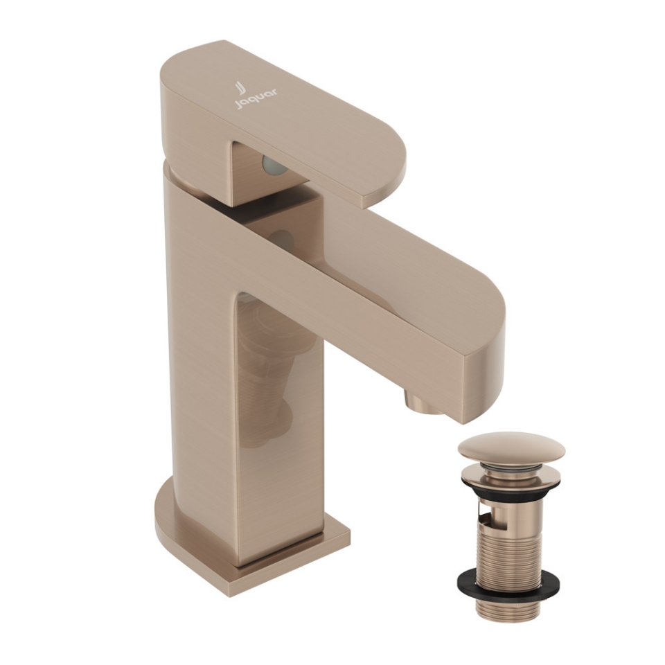 Picture of Single Lever Basin Mixer with click clack waste - Gold Dust