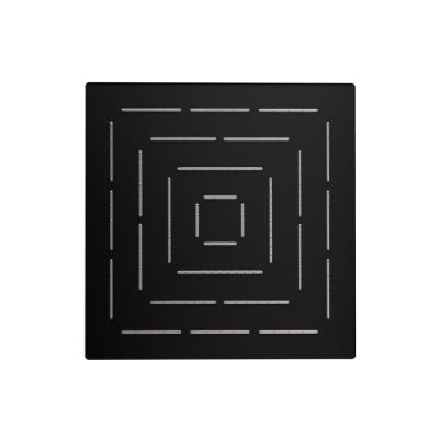 Picture of Square Shape Maze Overhead Shower - Black Matt