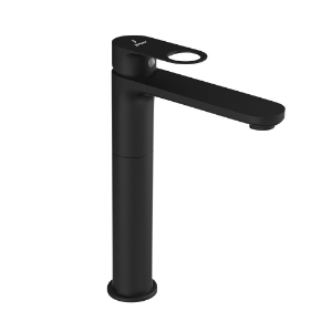 Picture of Single Lever High Neck Basin Mixer - Black Matt