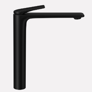 Picture of Single Lever High Neck Basin Mixer - Black Matt