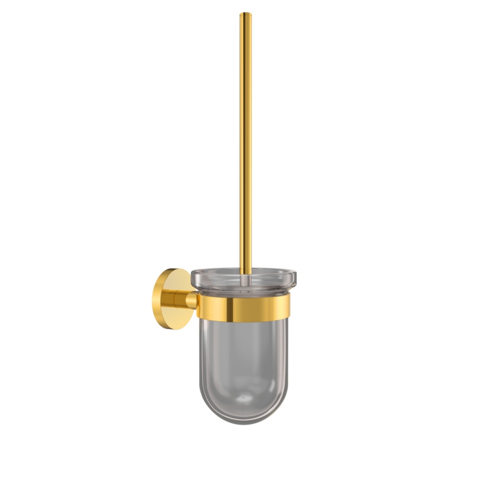 Picture of Toilet Brush & Holder - Gold Bright PVD