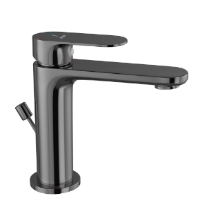 Picture of Single Lever Basin Mixer with Popup Waste - Black Chrome