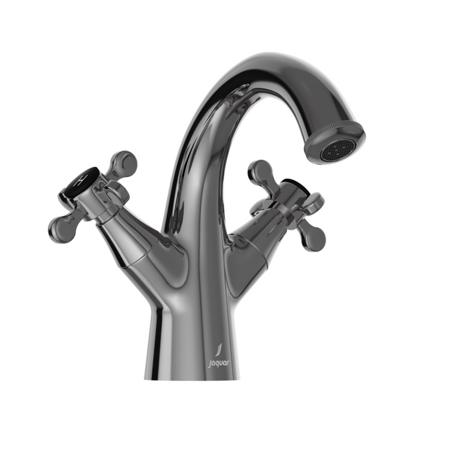 Picture of Monoblock Basin Mixer - Black Chrome