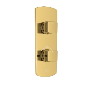 Picture of Aquamax Thermostatic Shower Mixer - Gold Bright PVD