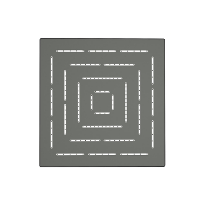 Picture of Square Shape Maze Overhead Shower - Graphite