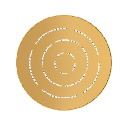 Picture of Single Function Round Shape Maze Overhead Shower - Gold Matt PVD