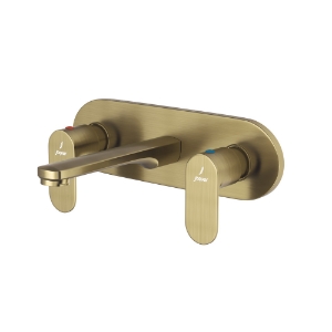 Picture of 3 Hole Basin Mixer Wall Mounted - Antique Bronze