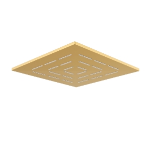 Picture of Square Shape Maze Overhead Shower - Gold Matt PVD