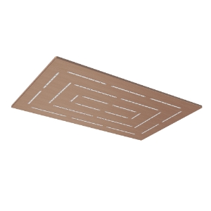 Picture of Single Function Rectangular Shape Maze Overhead Shower - Antique Copper