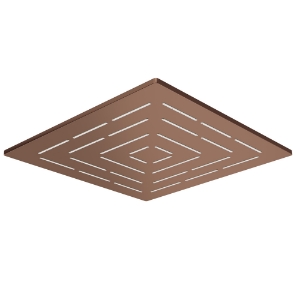 Picture of Square Shape Maze Overhead Shower - Blush Gold PVD