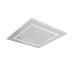 Picture of Maze Prime Square Shape Single Function Shower - Chrome