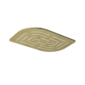 Picture of Single Function Rectangular Head Alive Maze Overhead Shower - Antique Bronze
