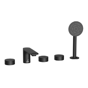 Picture of ก๊อกผสมอ่างอาบน้ำและฝักบัว 5 หลุม - สีดำด้าน