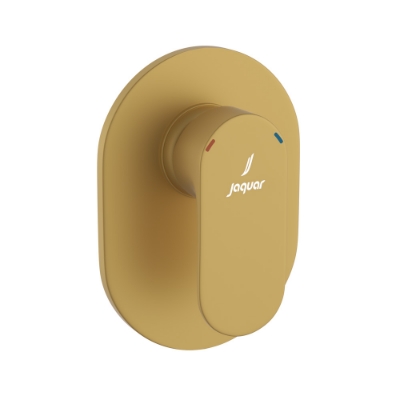 Picture of ชุดอุปกรณ์เปิดปิดของ Diverter แบบก้านเดี่ยวในผนังแบบ manual - สีทองด้าน PVD