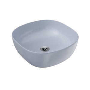 Picture of Thin Rim Table Top Basin - Ice Blue Matt