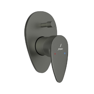 Picture of ชุดอุปกรณ์เปิดปิดของ Diverter แบบก้านเดี่ยวในผนังแบบ Hi Flow - สีกราไฟท์