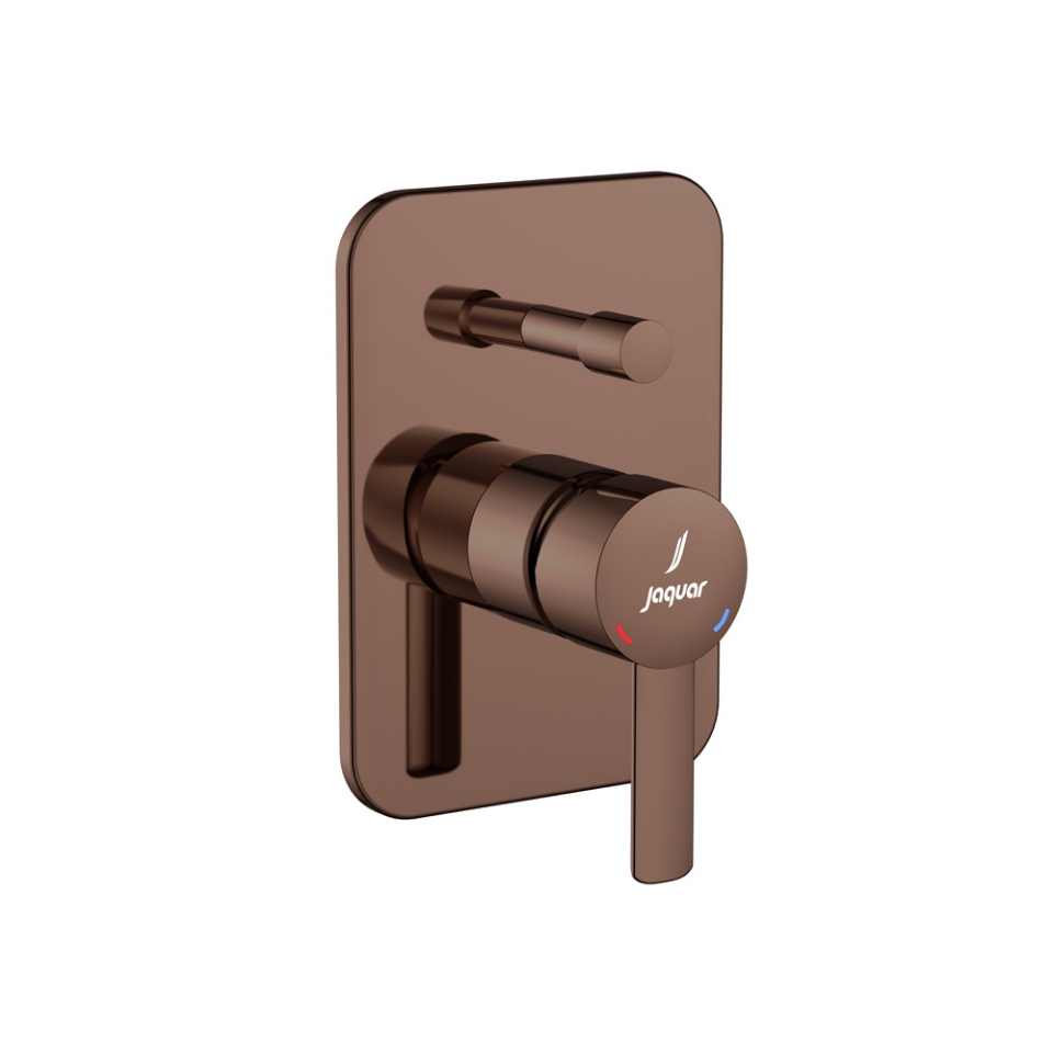 Picture of Exposed Part Kit of Single Lever In-wall Diverter  - Blush Gold PVD