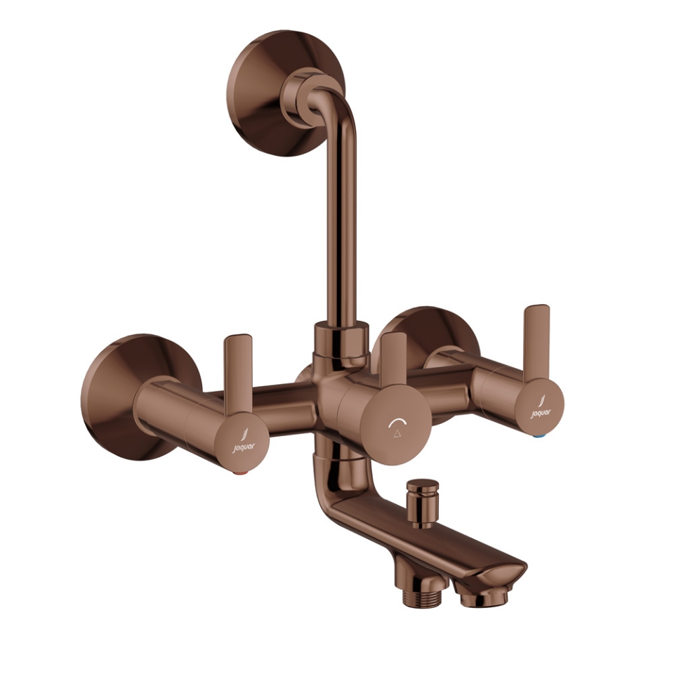 Picture of Bath & Shower Mixer 3-in-1 System - Blush Gold Bright PVD
