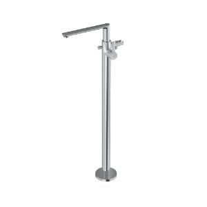 Picture of Exposed Parts of Floor Mounted Single Lever Bath Mixer - Chrome