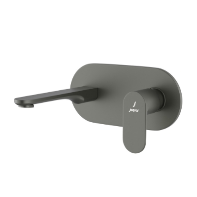 Picture of ชุดอุปกรณ์เปิดปิดของสต๊อปวาล์วแบบบิวท์อินผนัง - สีกราไฟท์