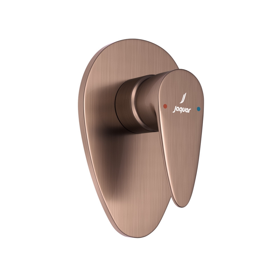 Picture of ชุดอุปกรณ์เปิดปิดของ Diverter แบบก้านเดี่ยวในผนังแบบ manual - สีทองแดงโบราณ