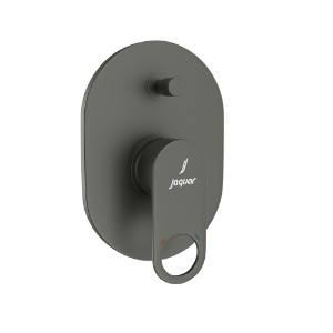 Picture of ชุดอุปกรณ์เปิดปิดของ Diverter แบบก้านเดี่ยวในผนังแบบ Hi Flow - สีกราไฟท์