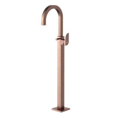 Picture of ชุดอุปกรณ์เปิดปิดแบบก้านเดี่ยวสำหรับอ่างอาบน้ำแบบตั้งพื้น - สีทองแดงโบราณ