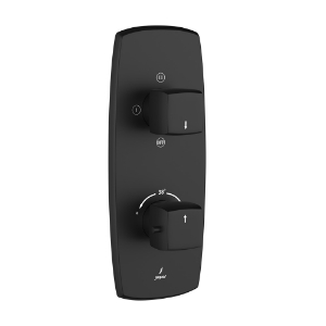 Picture of Aquamax ก๊อกผสมยืนอาบน้ำพร้อมวาล์วเปลี่ยนทิศทาง 3 ทาง - สีดำด้าน