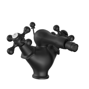 Picture of เครื่องผสมโถสุขภัณฑ์แบบ Monoblock พร้อมสะดือแบบป๊อปอัพ - สีดำด้าน